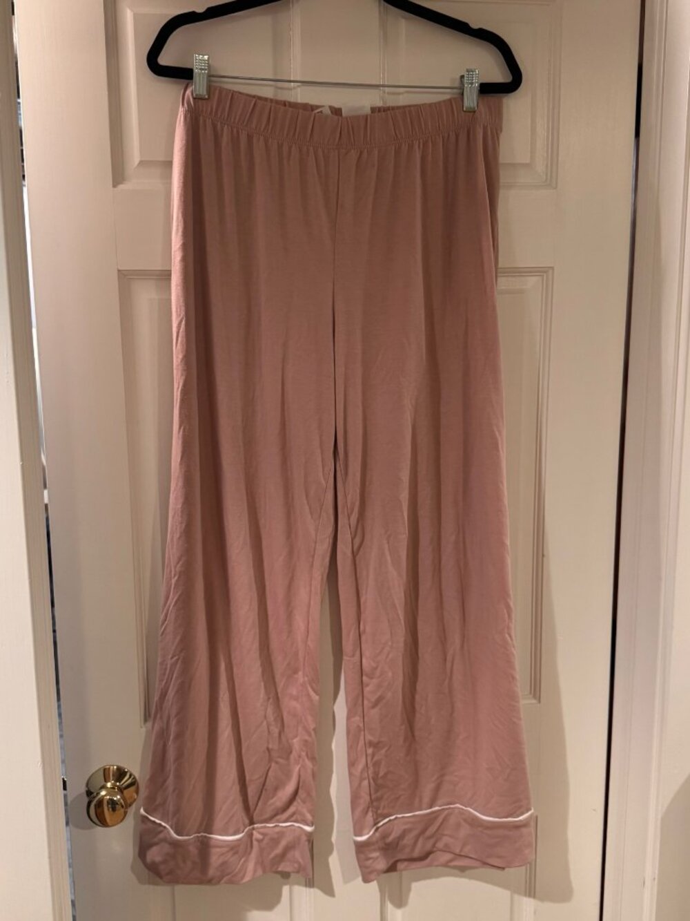 H&M Rose Pink Pajama Bottoms Pants Size L Large